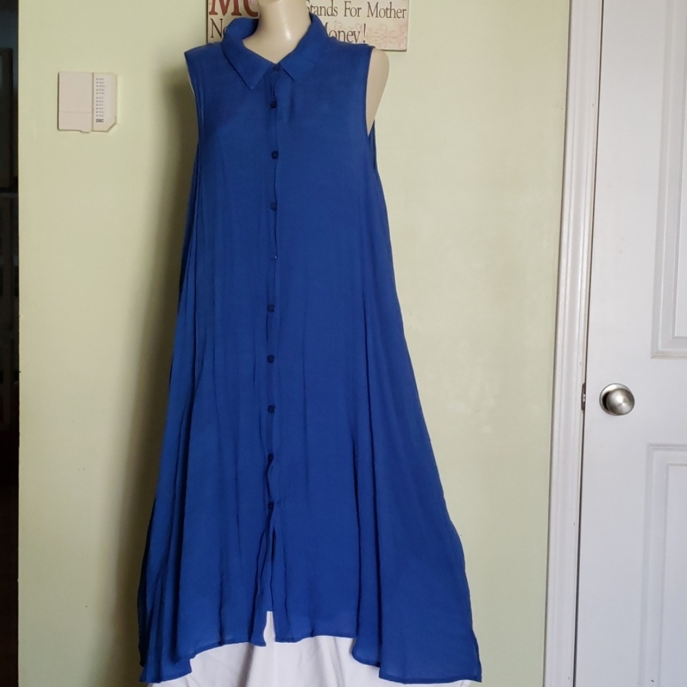 Dress with under slip